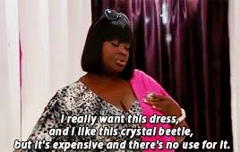 Résultat de recherche d'images pour "treat yo self gif"