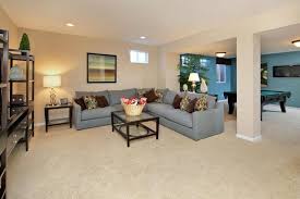 Image result for Traditional Basement with High ceiling & Carpet