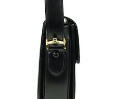 Japan CELINE Black Patent Leather Horse Carriage Hardware