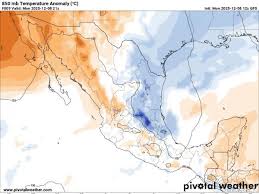 Gobierno Estatal prevé fuertes lluvias en el norte de Puebla por Frente Frío 19