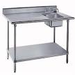 John Boos EPT6R5-3060GSK-L Stainless Steel Prep Table With