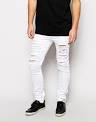 Images for mens skinny white jeans