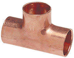 NIBCO® 3" x 1-1/2" x 3" Sweat Lead-Free Copper Reducer Tee ...