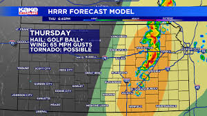 Big hail, tornadoes and high wind possible with Thursday's storms
