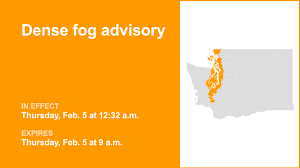 Spokane Under Dense Fog Advisory: Travel Disruptions Expected