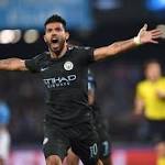 Sergio Aguero nets four Manchester