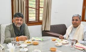 DK Shivakumar And Siddaramaiah Meet For Power Breakfast - And A Transition