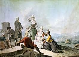 Voltaire Conversing with the Peasants in - (after) Jean Huber als ...