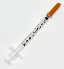 BD 0.5 mL Sterile Syringe & Attached 28G Micro-Fine Needle ...