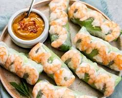 Vietnamese spring rolls的圖片