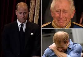 My son, stay strong…” – King Charles collapses as William delivers news of Harry's car “accident” in the U.S.; doctors say there's “only a 1% chance”:... | By Goergina Golden | Facebook