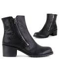 Ladies black ankle boots