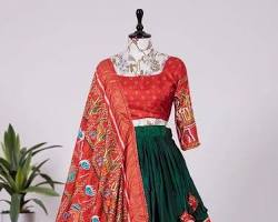 Image of Lehenga choli silk