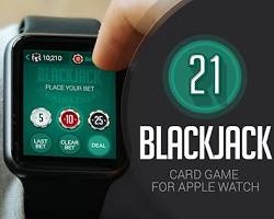 Image of Blackjack Watch Face game Wear OS