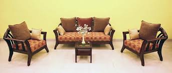 Image result for WOODEN SOFA SET
