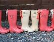 Personalised wellington boots