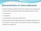 Vision statements of companies