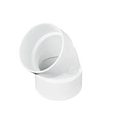 NDS PVC Sewer and Drain 45 Degree Elbow, 3 in. Hub X Hub ...