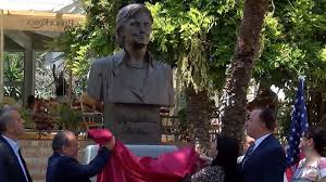 Image result for bronze George W. Fushë-Krujë in Albania.