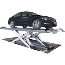 Scissors car lift - VAS series - BlitzRotary GmbH - electro ...