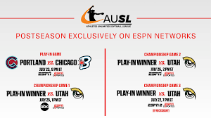 ESPN presents 2026 Athletes Unlimited Softball League postseason beginning July 23
