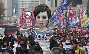 Image result for president park south korea impeachment