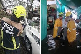 Lluvias en Puebla dejan un muerto y personas varadas