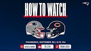 How to Watch and Stream Thursday's Patriots Game Against the Bears | NFL Week 7