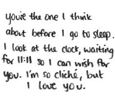 Love Quotes – You&#39;re The One I Think About Before I Go to Sleep. I ... via Relatably.com