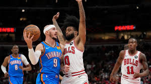 Chet Holmgren, OKC Thunder roll past Bulls in Alex Caruso's return to 
Chicago