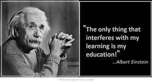 Albert Einstein Quotes Learning. QuotesGram via Relatably.com