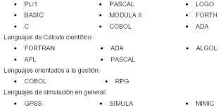Resultado de imagen para lenguajes de alto nivel programacion