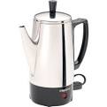 Electric coffee percolator