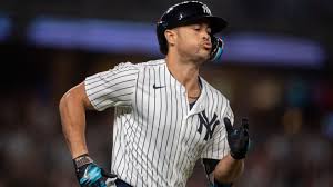 Judge throwing against the Blue Jays