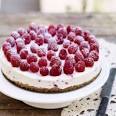 Fryst cheesecake hallon recept