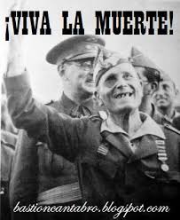 Resultado de imagen de Millán Astray muera la inteligencia viva la muerte