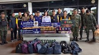 Nearly 1 Million Meth Pills Seized from Lao Truck at 1st Thai-Lao Border, Driver At Large