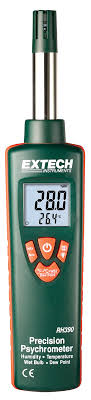 Extech RH390 Precision Psychrometer, Humidity, Dew Point ...