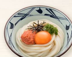 明太釜玉うどん 丸亀製麺の画像