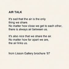 AIR TALK by Yoko Ono (1967). What is your #INFINITEUNIVERSEATDAWN ... via Relatably.com