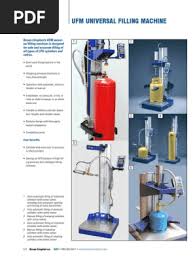 UFM Universal LPG Filling Machine Overview | PDF | Valve ...