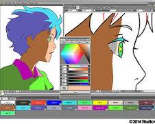 Image of OpenToonz animation software