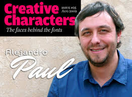 MyFonts: Creative Characters interview with Alejandro Paul, August 2009 - cover