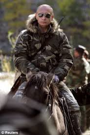 Image result for putin on horse