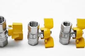 BSPP Ball Valve - EN331 Gas Approved - Yellow Winged Handle ...