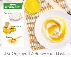 Image of Yogurt and Honey Face Mask for Skin