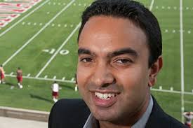 When he was a student at Harvard College, Ashwin Krishnan &#39;10 wrote about sports for the Crimson. This year, as a 3L at Harvard Law School, he found himself ... - 02_12_10_ashwin-krishnan_harvard-news-office_007_940.inside