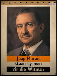 Poster by the Herenigde Nasionale Party, promoting Jaap Marais. - KPC_323