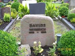 Grab von Heinrich Davids (1930-1996), Friedhof Wirdum-neuer Friedhof