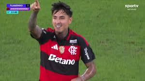 Aos 13 min do 1º tempo - gol de fora da área de Erick Pulgar do Flamengo contra o Vitória